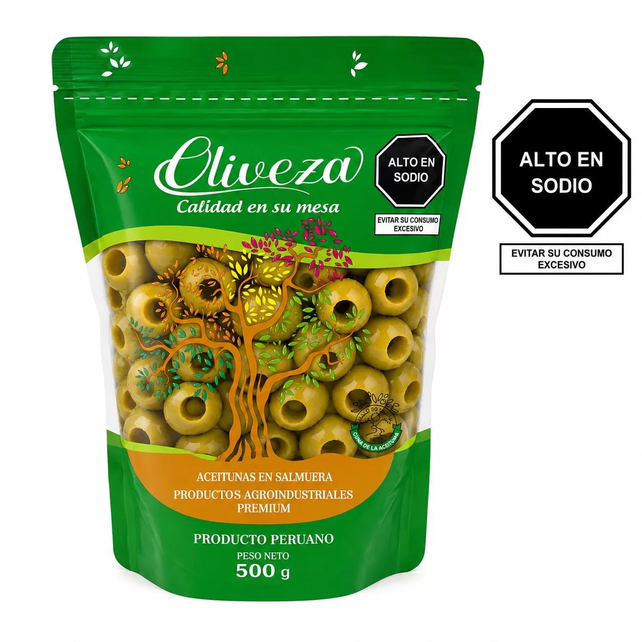 Aceitunas Verdes sin pepa