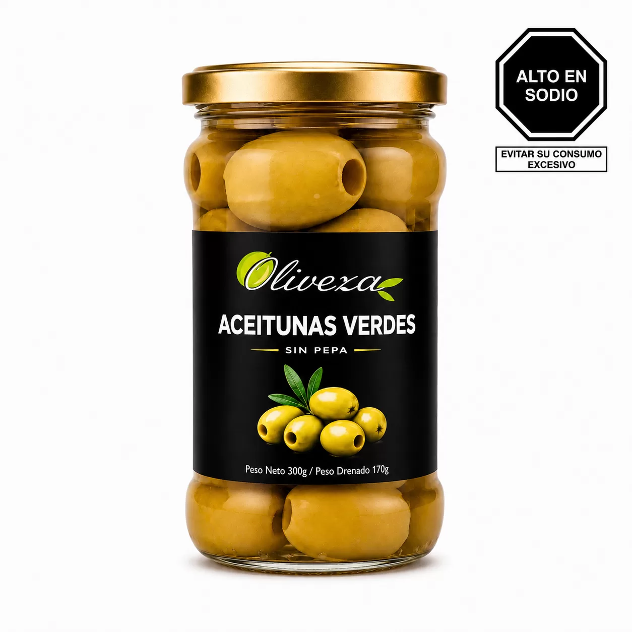 Aceitunas Verdes sin pepa