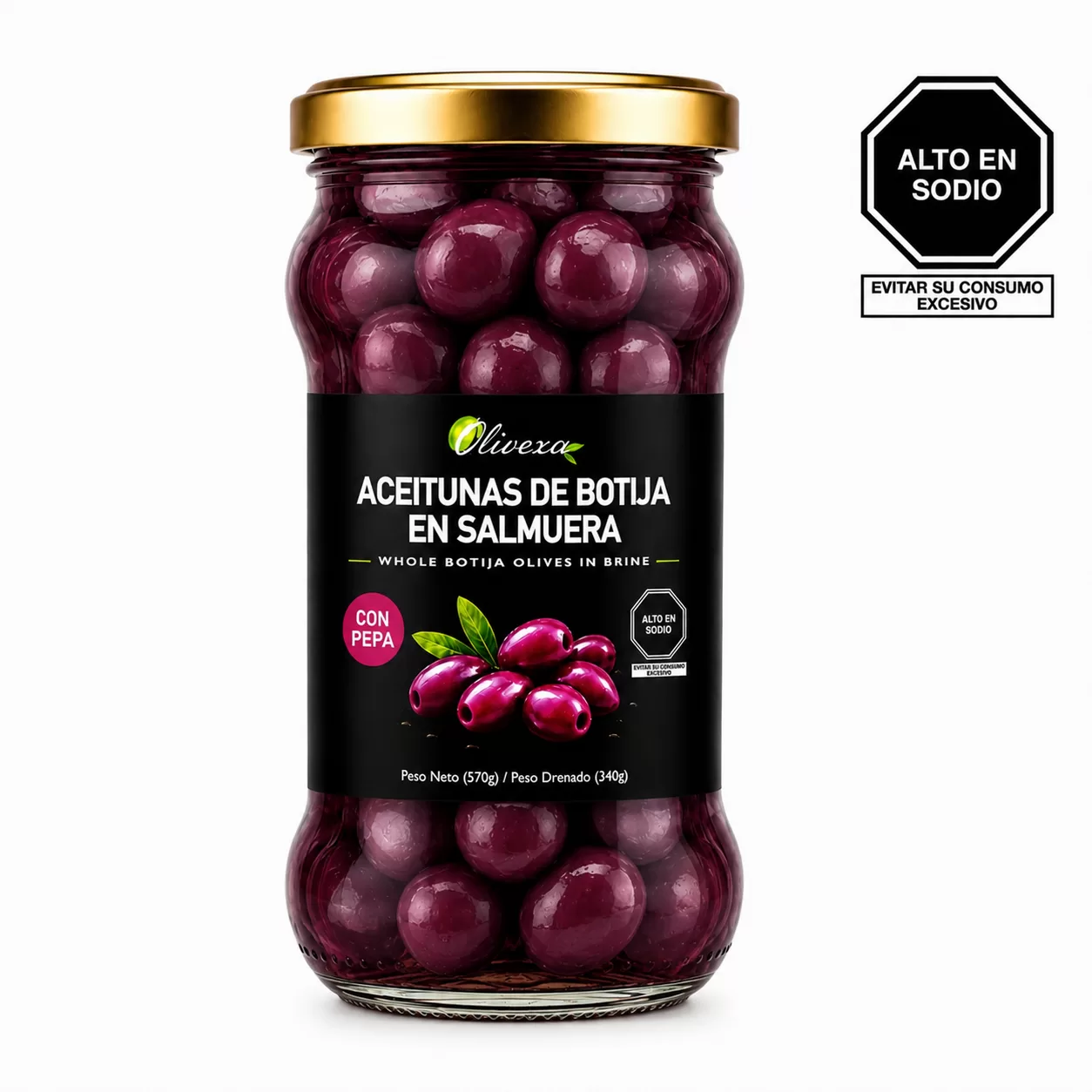 Aceitunas Botija con pepa