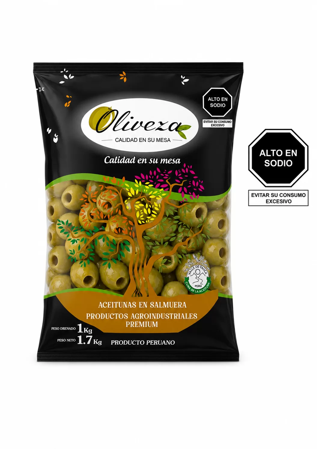 Aceitunas Verdes sin pepa