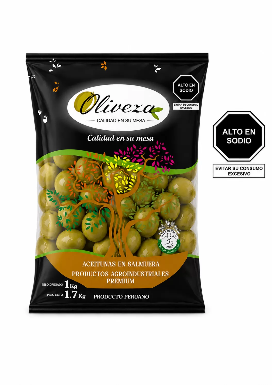 Aceitunas Verdes con pepa
