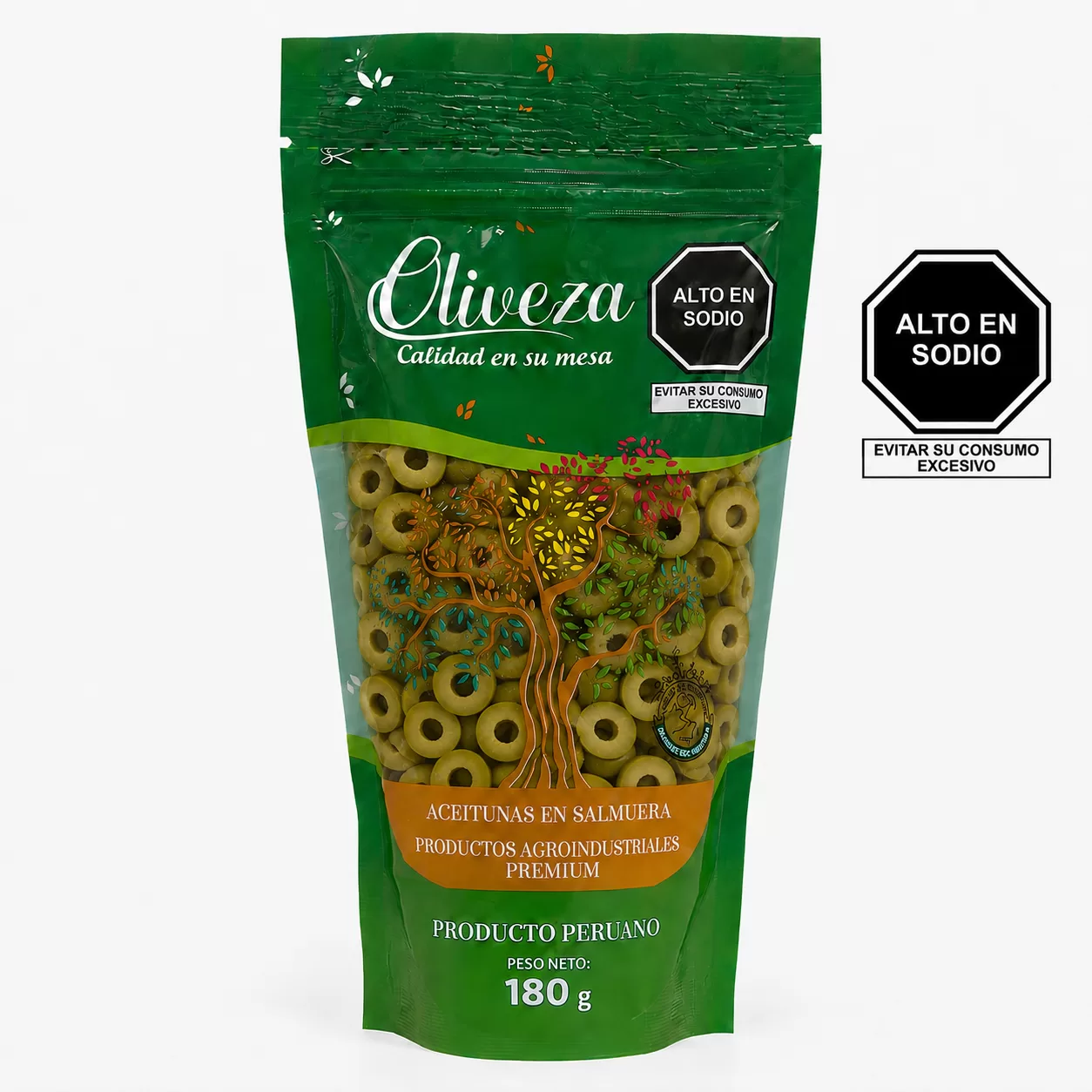 Aceituna Verde en rodaja