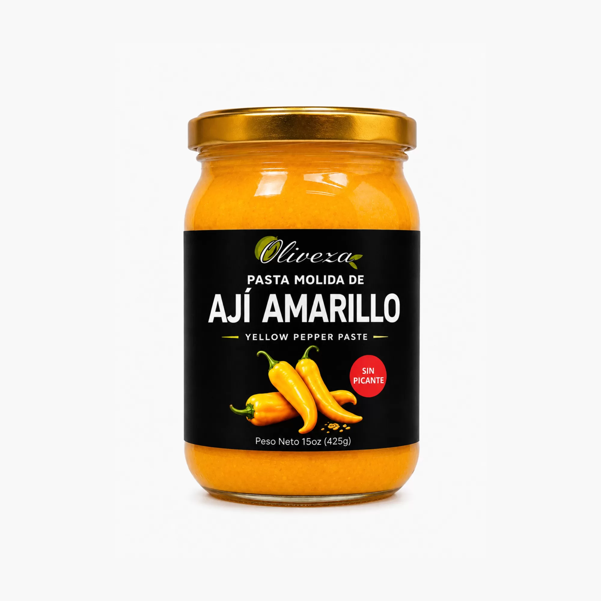 Pasta Molida de Ají Amarillo (Sin picante)