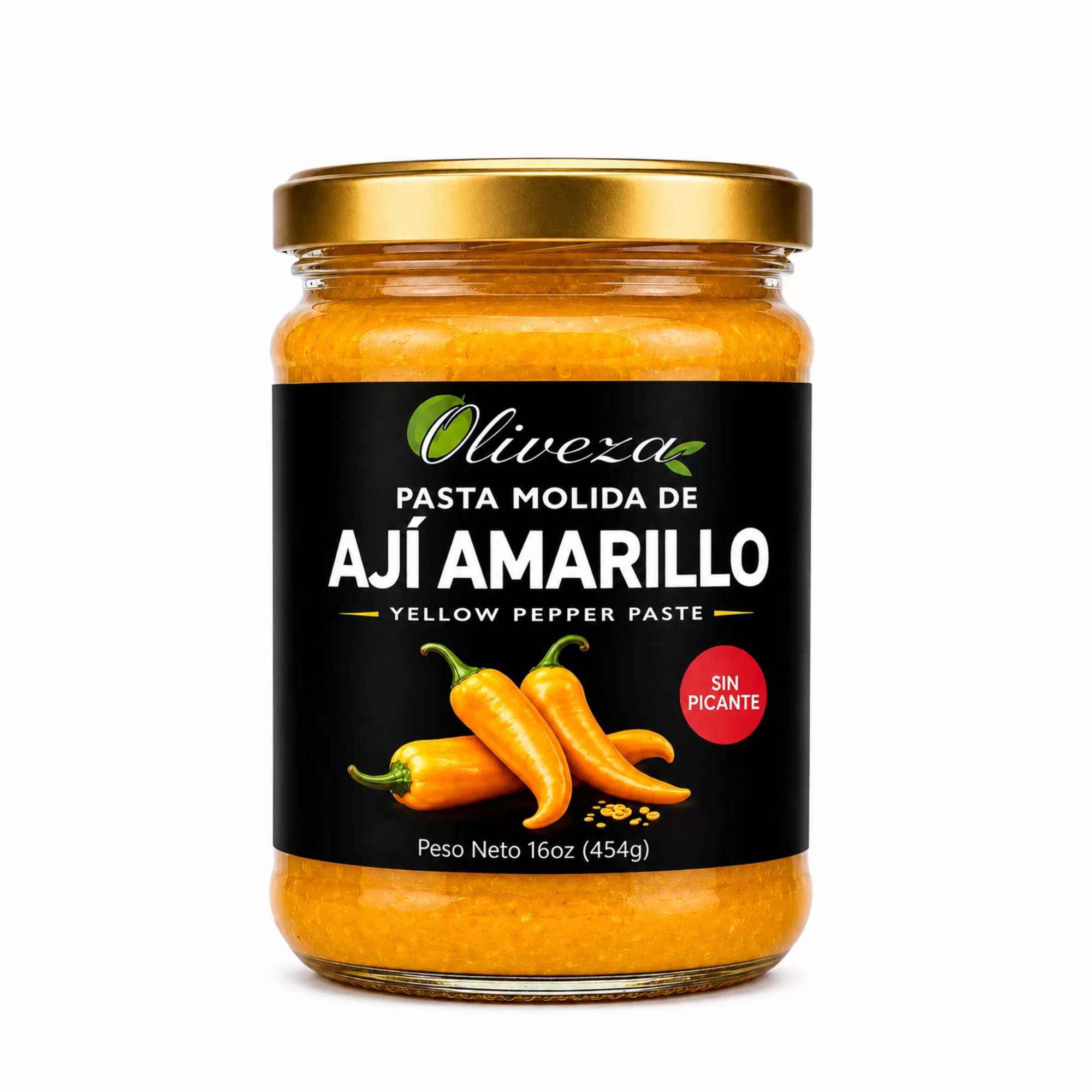 Pasta Molida de Ají Amarillo (Sin picante)
