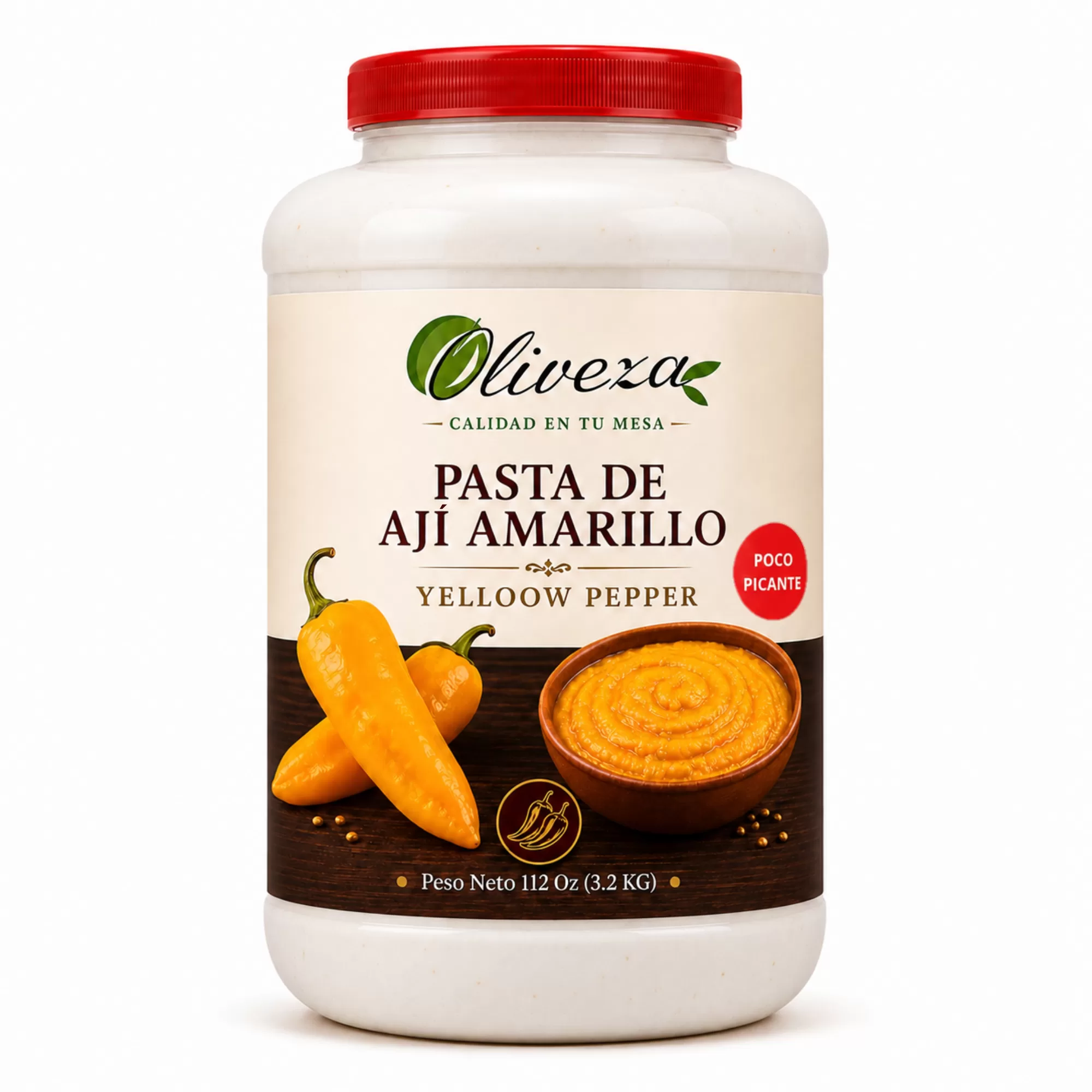 Pasta Molida de Ají Amarillo (Poco picante)